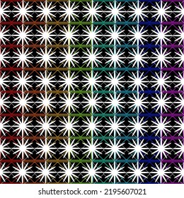 Vector line flowers square for footage background wallpaper and seamless artwork illustration texture of art graphic design isolated flat trendy design fabric cotton beautiful pattern logo colorful