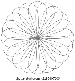 Cuadrado de flores de línea vectorial para el fondo de la grabación fondo papel tapiz y ilustración de la perfecta textura del diseño gráfico vectorial aislado tejido de diseño plano algodón hermoso patrón colorido 