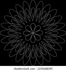 Cuadrado de flores de línea vectorial para el fondo del material de archivo fondo papel de fondo y ilustración de arte sin fisuras textura de diseño gráfico vectorial aislado diseño de moda plana para tejido algodón hermoso patrón colorido 