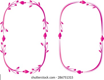vector line frame