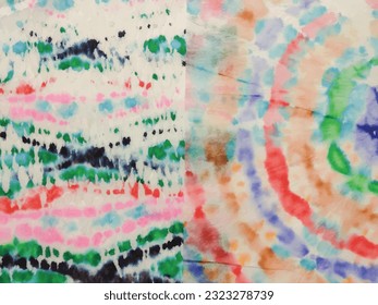 Vector Line Gradient Watercolour. Red Tie Dye Tiedye Patch. Vector Design Texture Blue Ethnic Ikat Pattern. Grey Stripe Dyed Patchwork Texture. Ethnic Dip Pattern. Multi Color Floral Ombre Grunge.