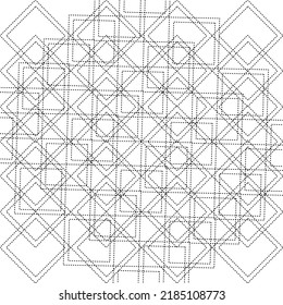 Plazas de flores de corazón de línea vectorial para fondo de fondo de fondo y ilustración de arte sin fisuras textura de diseño gráfico vectorial aislado diseño de moda plana para el Día de San Valentín hermoso patrón colorido