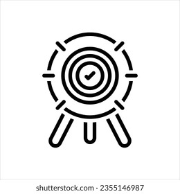 Vector line icon for accurate
