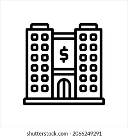 Vector line icon for acquisitions
