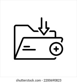Vector line icon for adds