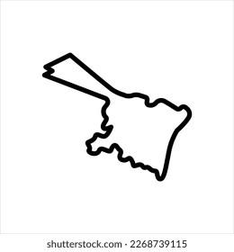 Icono de línea de vector para albany
