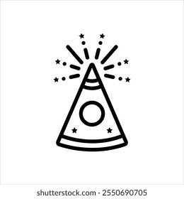 Vektorliniensymbol für Anarbombe