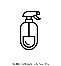 Vector line icon for antiseptic