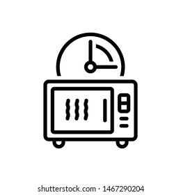 Vector line icon for appliance