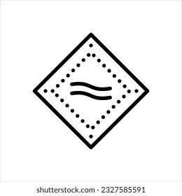 Vector line icon for approximate