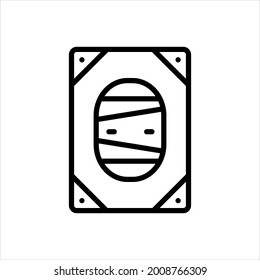 Vector line icon for artwork