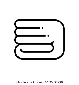 Vector line icon for blanket