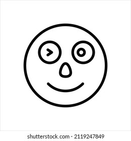 Vector line icon for blink
