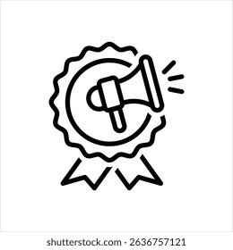 Vector line icon for brand visibility