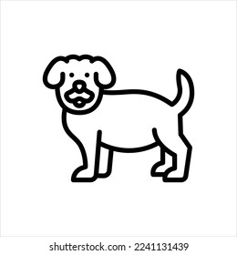 Vector line icon for breeds