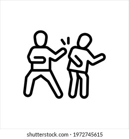 Vector line icon for brutal