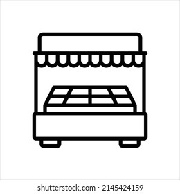 Vector line icon for bufing