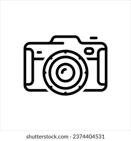 Vektorliniensymbol für Kameras