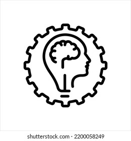 Vector line icon for capabilities
