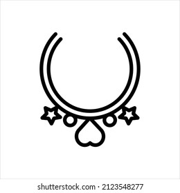 Icono de línea del vector para los encantos
