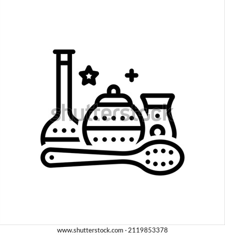 Vector line icon for collectibles
