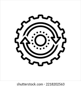 Vector line icon for consisting