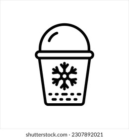 Vector line icon for constant