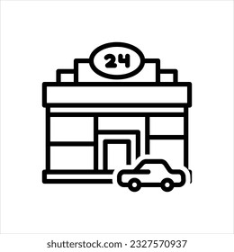Vector line icon for convenience