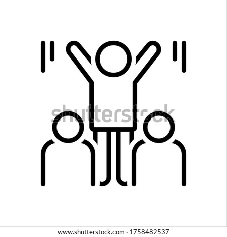 Vector line icon for convince