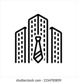 Vector line icon for corporate