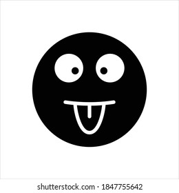 vector line icon for crazy