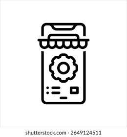 Icono de línea de Vector para personalizar