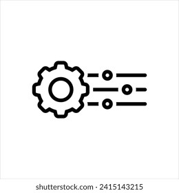 Vector line icon for customization