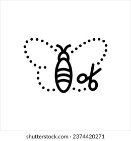 Vector line icon for cut out