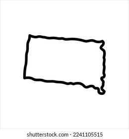 Vector line icon for dakota