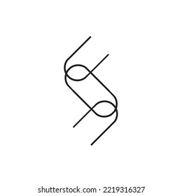 Vector line icon design 3. Vintage Logo.