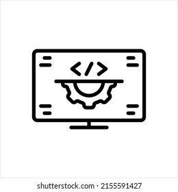Vector line icon for developments