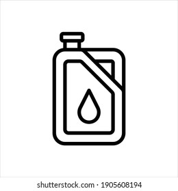 Vector line icon for diesel