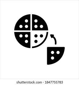 Vektorliniensymbol für Division