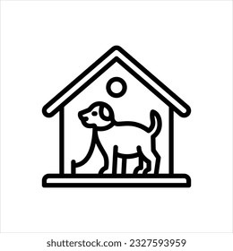 Vector line icon for domestic