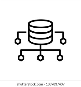 Vector Line Icon For Driven