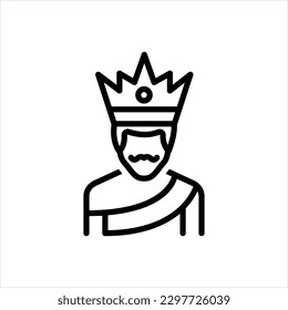 Icono de línea de vector para duke