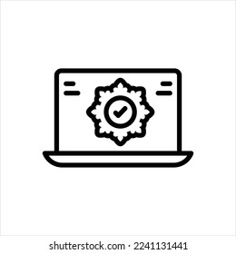 Vector line icon for entire