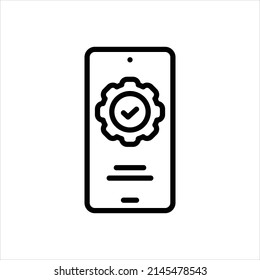 Vector line icon for entirely