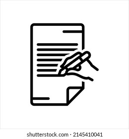 Vektorliniensymbol für Aufsätze