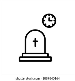 Vector line icon for eventually