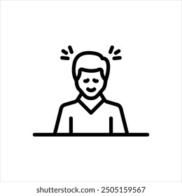 Icono de línea de Vector para Express