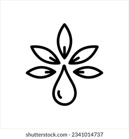 Vector line icon for extract