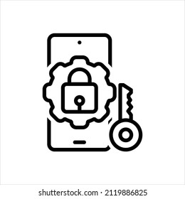 Vector line icon for factors
