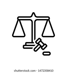 Vector line icon for fairly